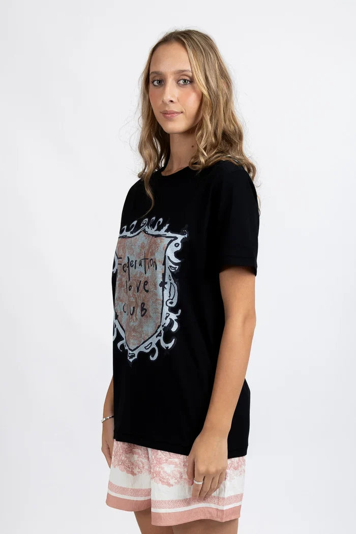 Rush Tee Love Club BLACK