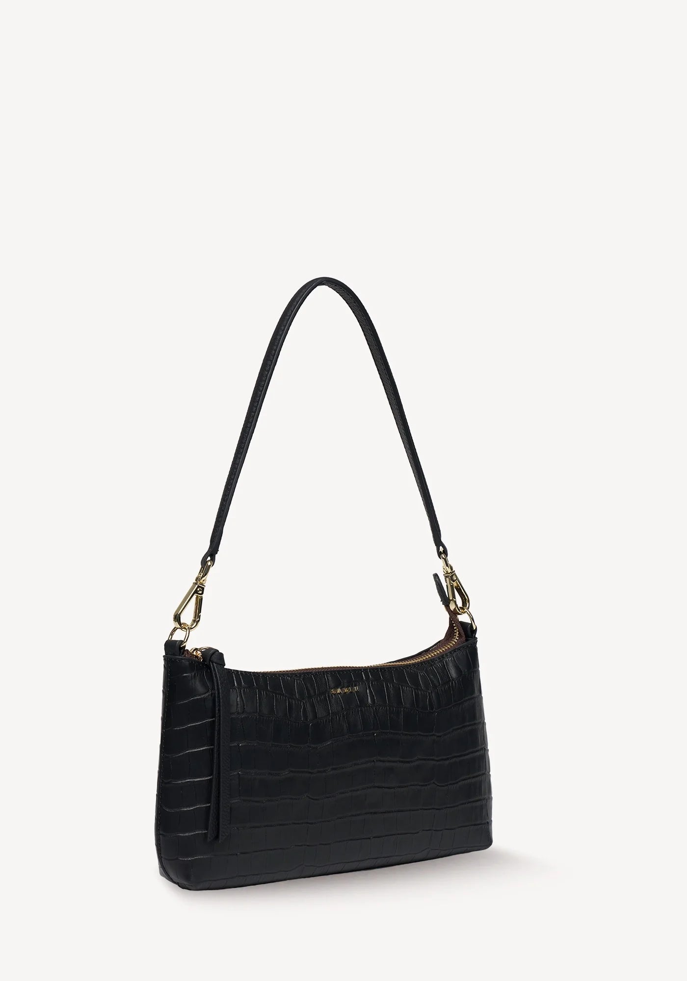 Haven Shoulder Bag BLACK CROC