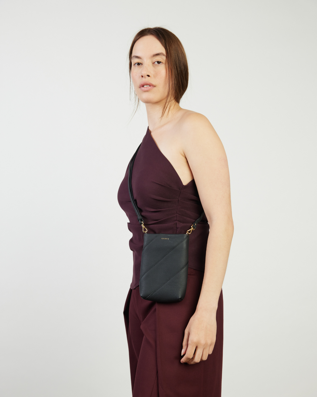 SABEN // Maggie Crossbody BLACK BIAS