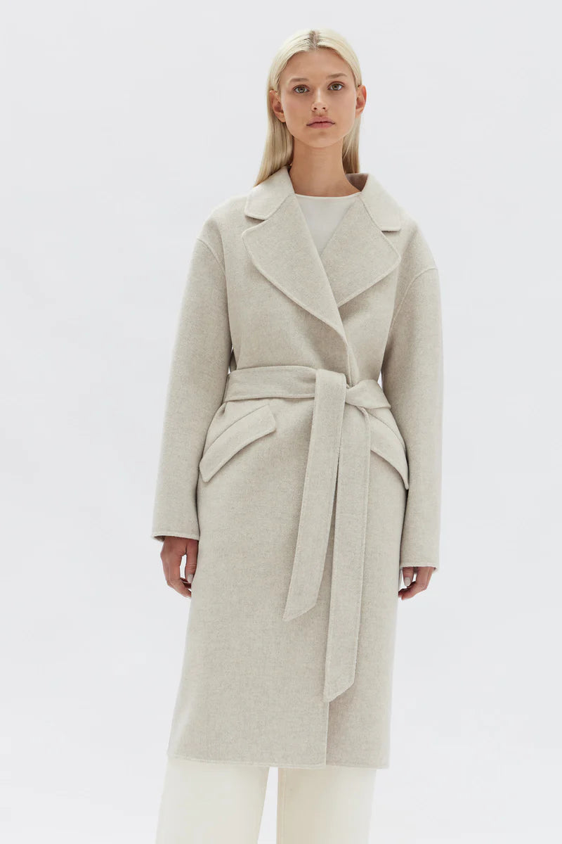 ASSEMBLY LABEL // Sadie Wool Coat OAT MARLE