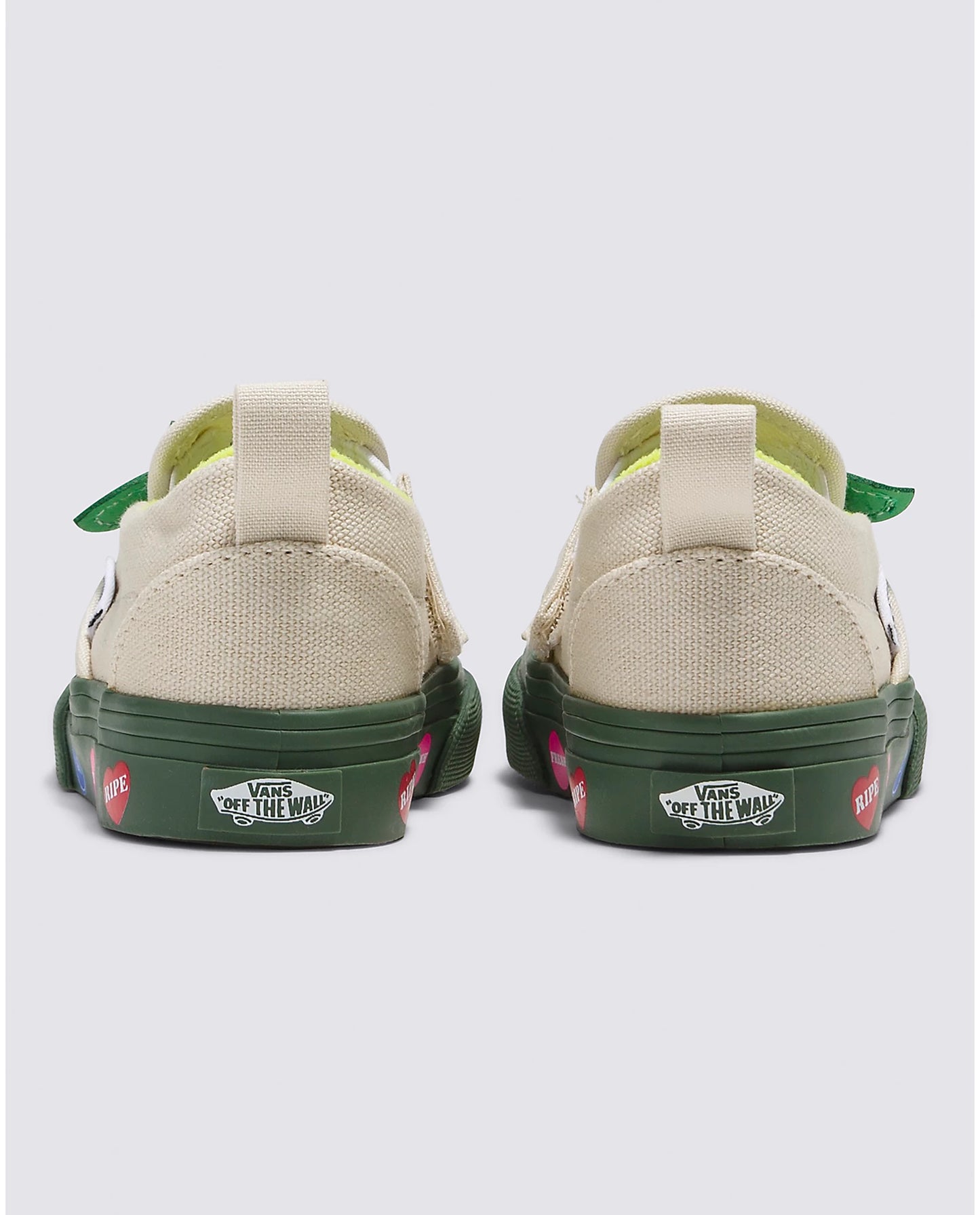 VANS // Kids Slip-On Velcro AVACADO