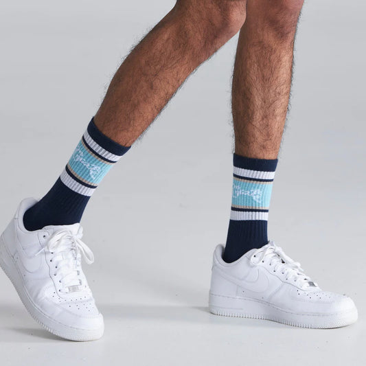 CRATE // 2pck Stripe Sock MULTI