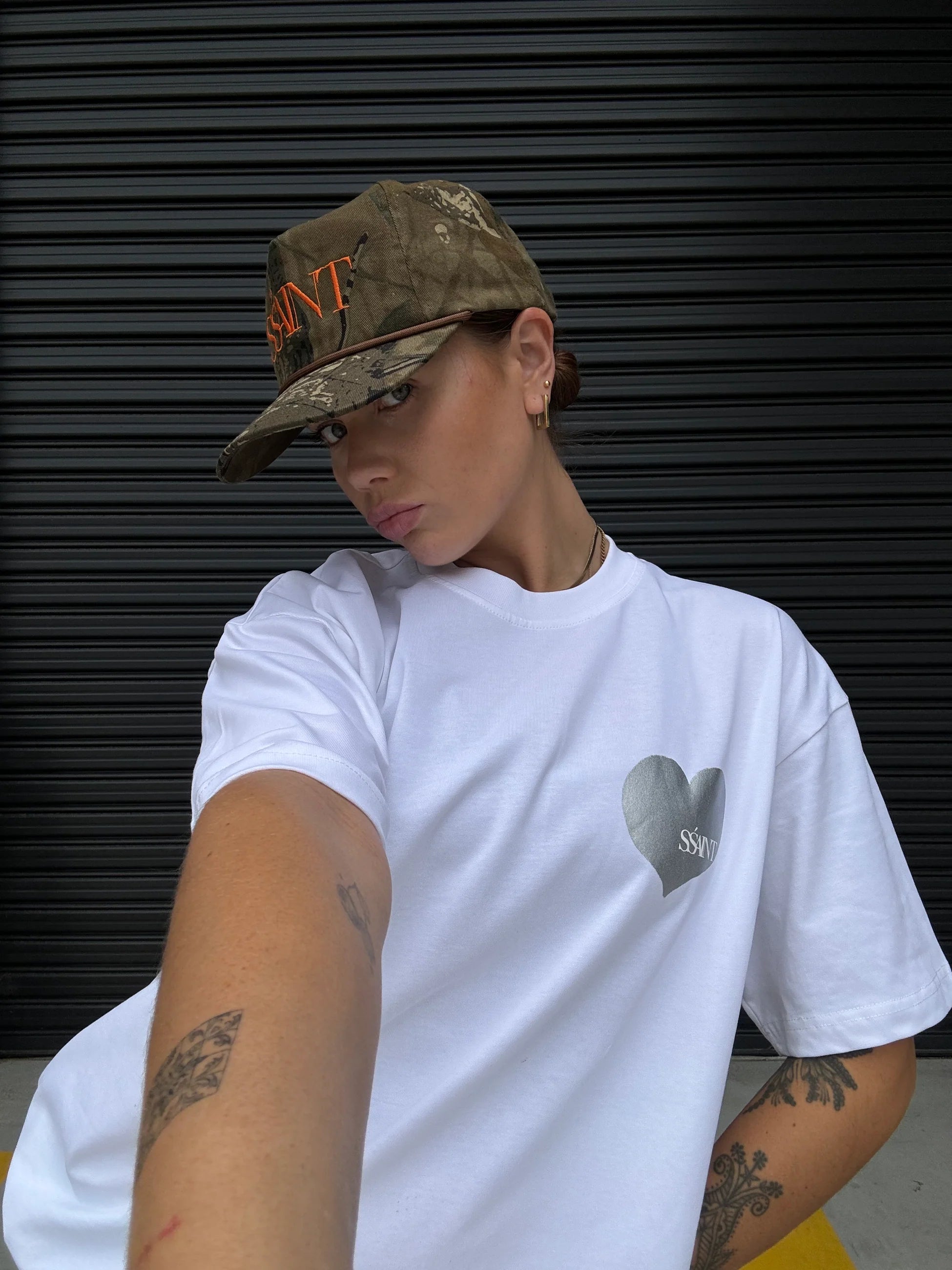 SSAINT // SSAINT Camo Five Panel Cap