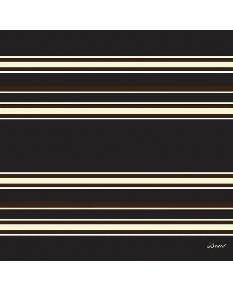 La Serena Stripe Sarong BLACK