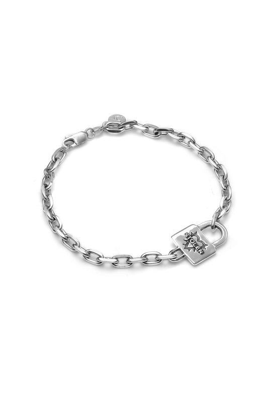 PRE-LOVED // SGC Locked Heart Bracelet
