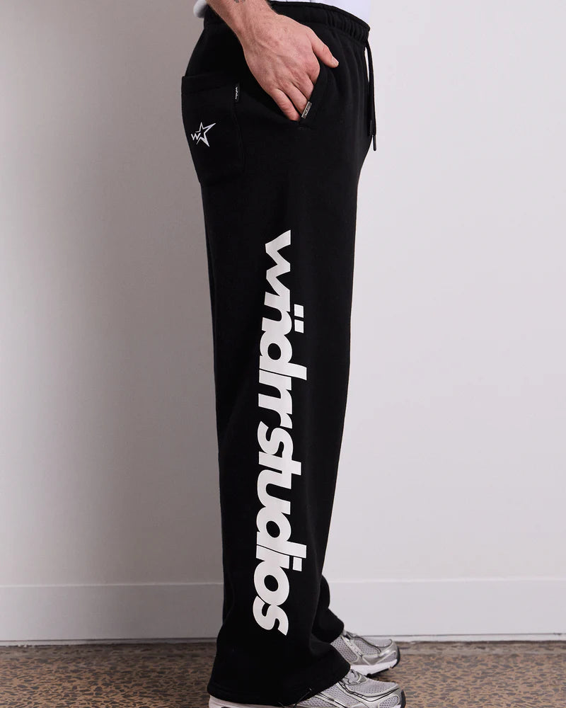 WNDRR // STRXRHAUS Lounge Trackpant BLACK