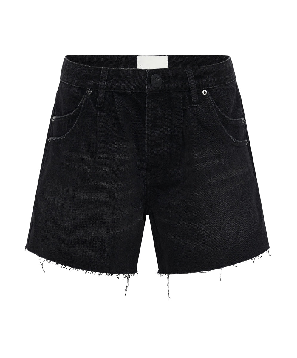 ONE TEASPOON // Super Relaxed Shaker Short BLACK OAK