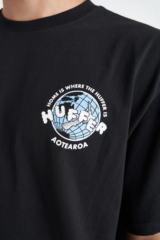 HUFFER // Sup Tee 190 HOME IS BLACK