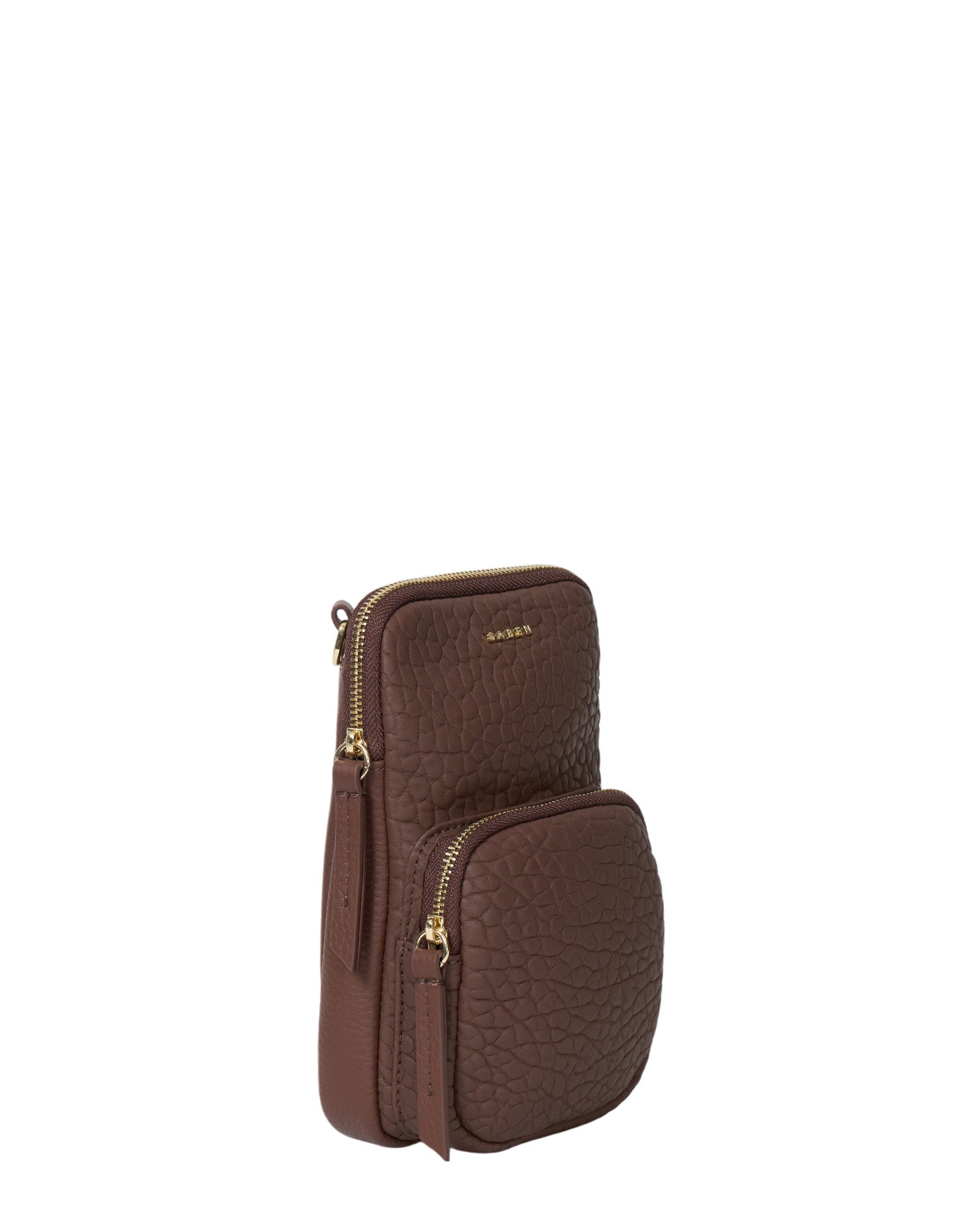 SABEN // Nikko Pocket Phone Sling UMBER BUBBLE