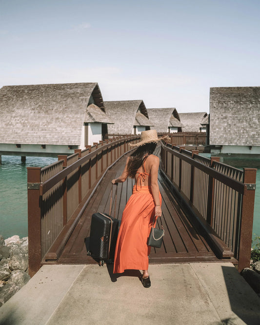 SABEN // Suitcase Cabin MERLOT/ROSEGOLD