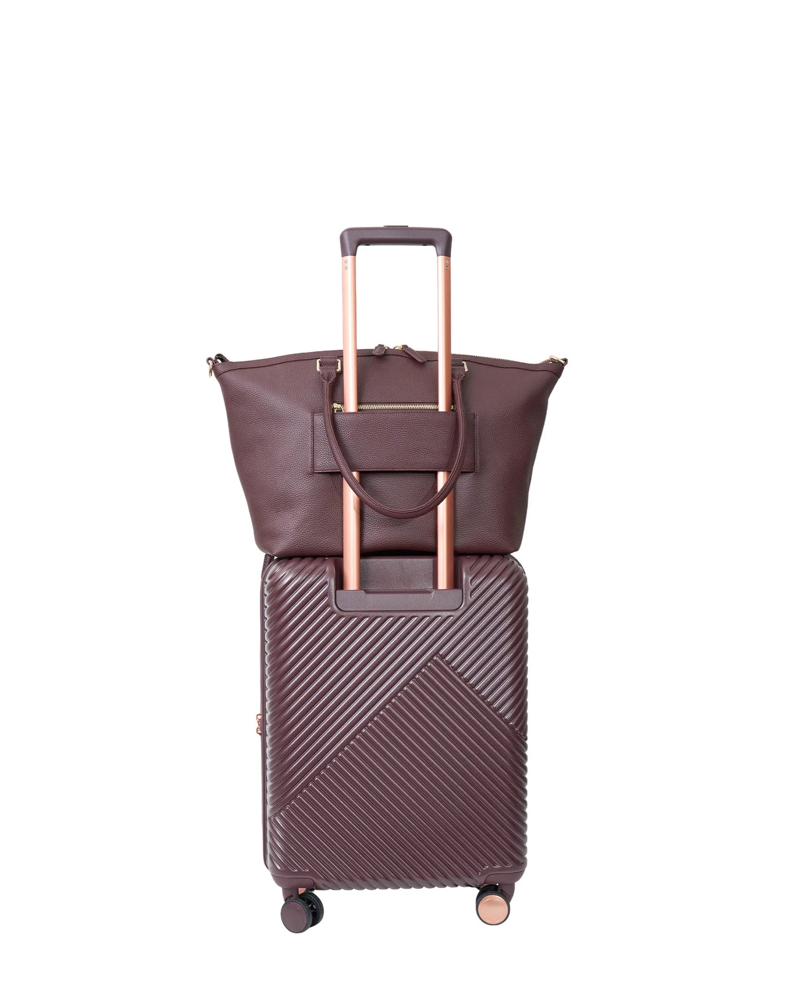 SABEN // Suitcase Cabin MERLOT/ROSEGOLD **PICK UP ONLY**