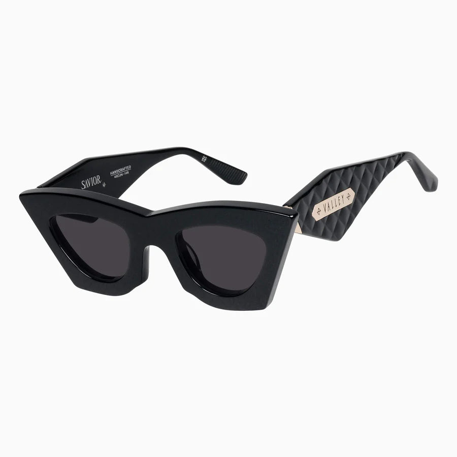 VALLEY // Savior GLOSS BLACK w. GOLD METAL/BLACK LENS