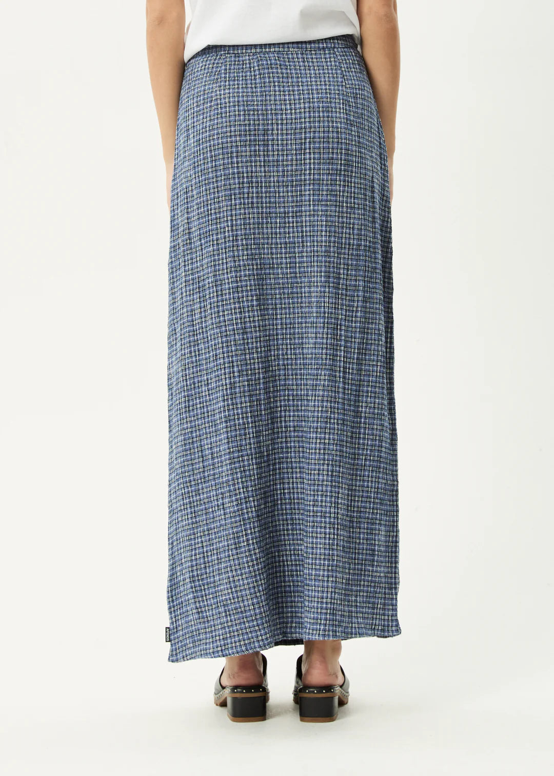 AFENDS // Shipwreck Seersucker Maxi Skirt MARLIN