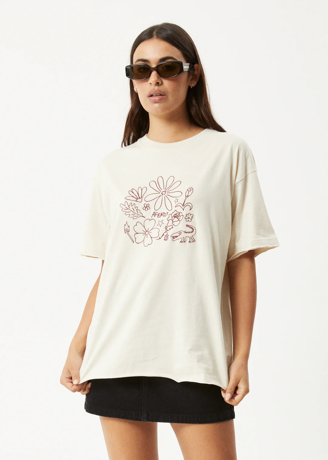 AFENDS // Shapes OS Tee MOONBEAM
