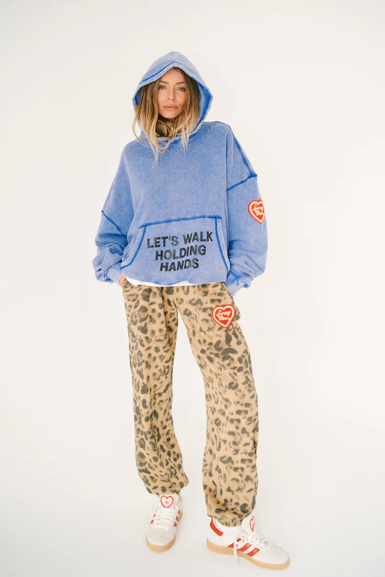 HAPPY LITTLE MOTHER // Sorry Mom Hoodie FADED INDIGO