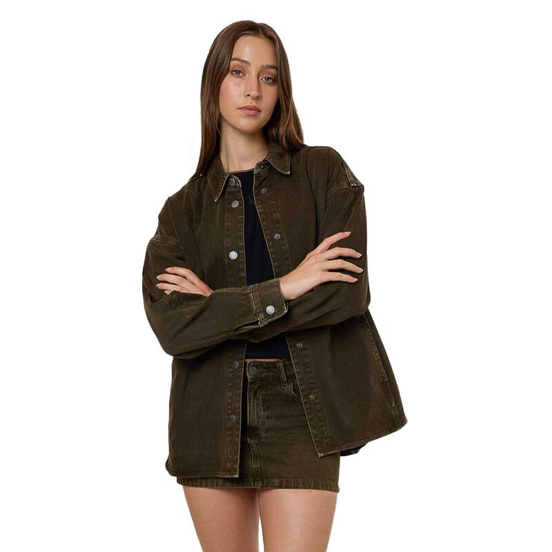 THRILLS // Spencer Denim Overshirt TARMAC