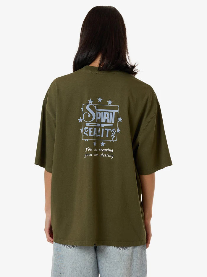 THRILLS // Spirit of Reality OS Tee BURNT OLIVE