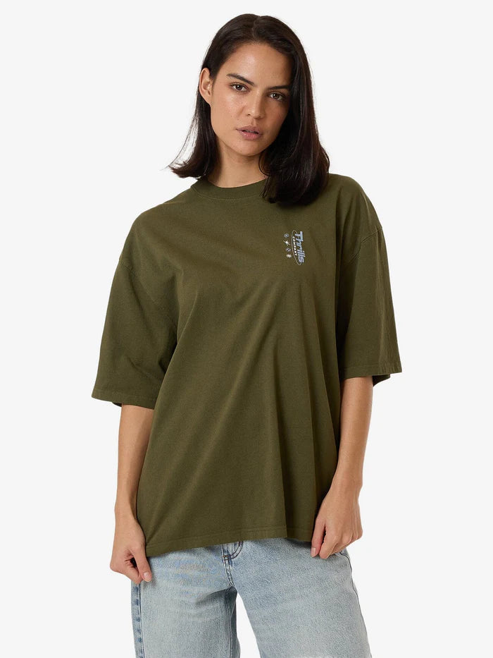 THRILLS // Spirit of Reality OS Tee BURNT OLIVE