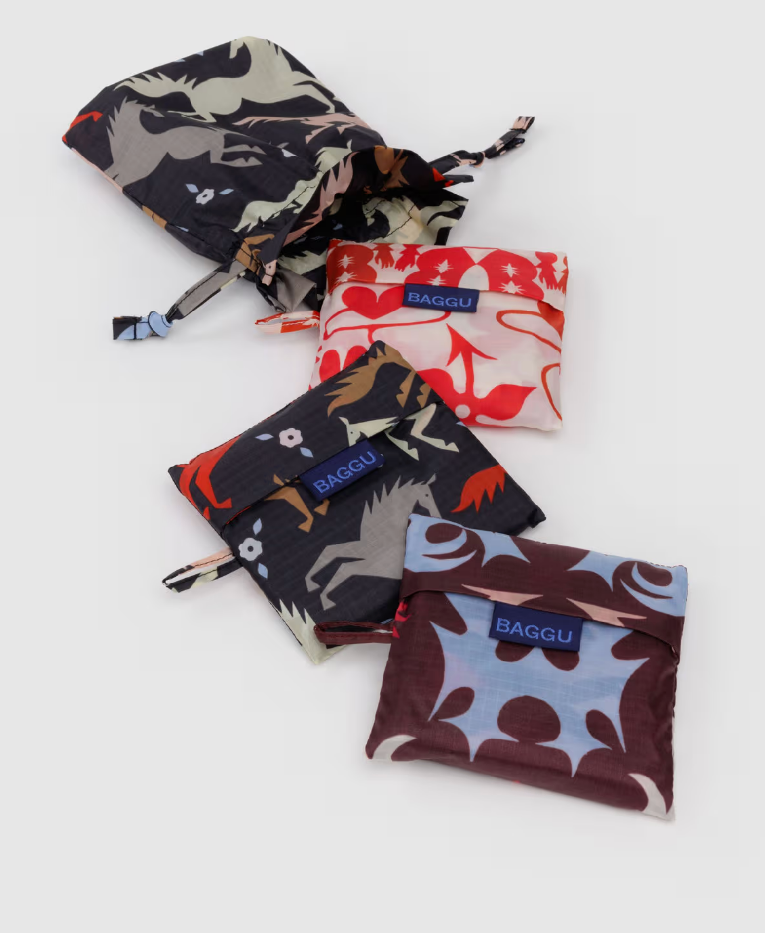 BAGGU // Standard Baggu Set of 3 WESTERN CUT OUT