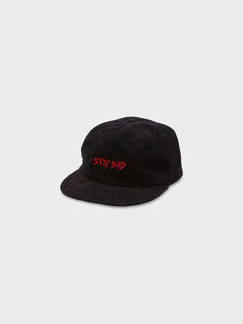 Stay Bad Cord Cap BLACK