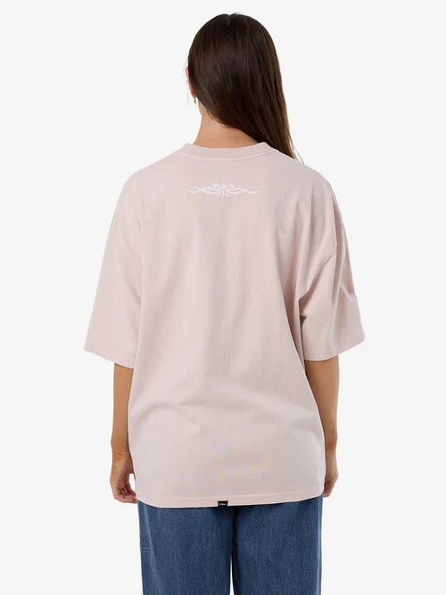 THRILLS // Suspended In Time Oversized Tee MAUVE CHALK