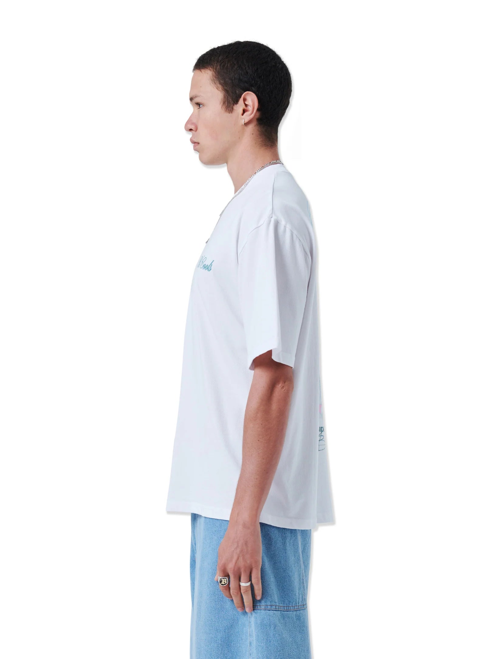 BARNEY COOLS // Swan Tee WHITE