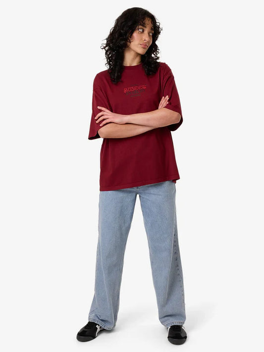 THRILLS // Sweet Anarchy OS Tee CABERNET