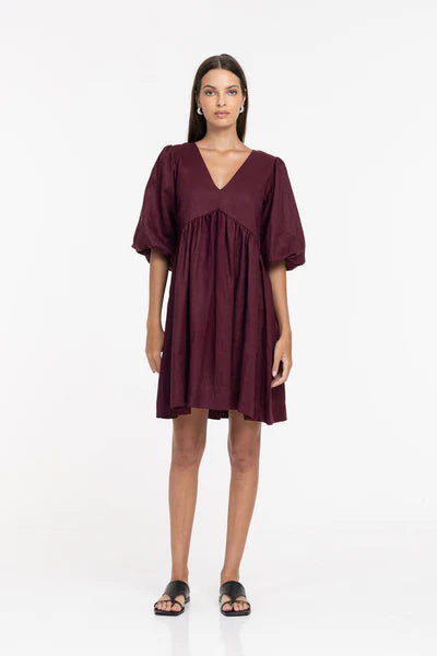 BLAK // Sweet Love Dress MAROON
