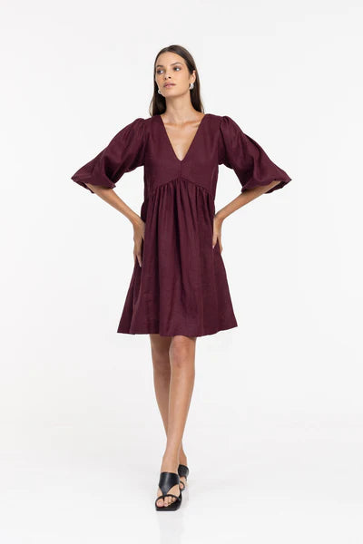BLAK // Sweet Love Dress MAROON