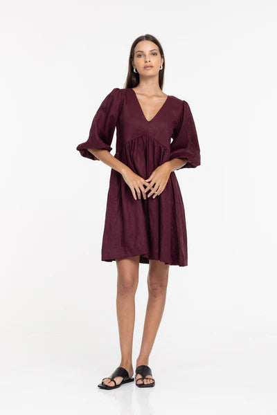 BLAK // Sweet Love Dress MAROON