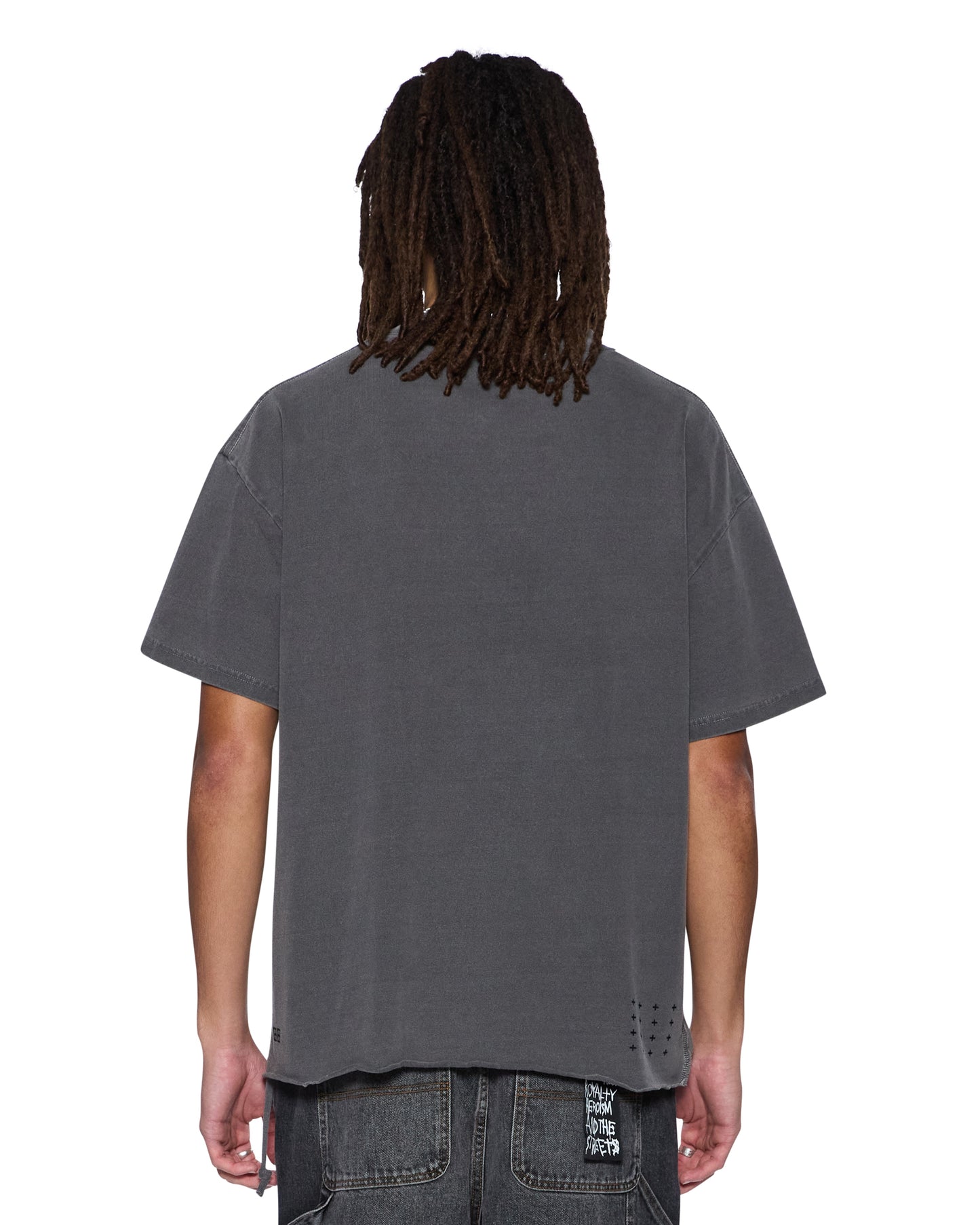 KSUBI // Thorned Ekcess Tee CHARCOAL