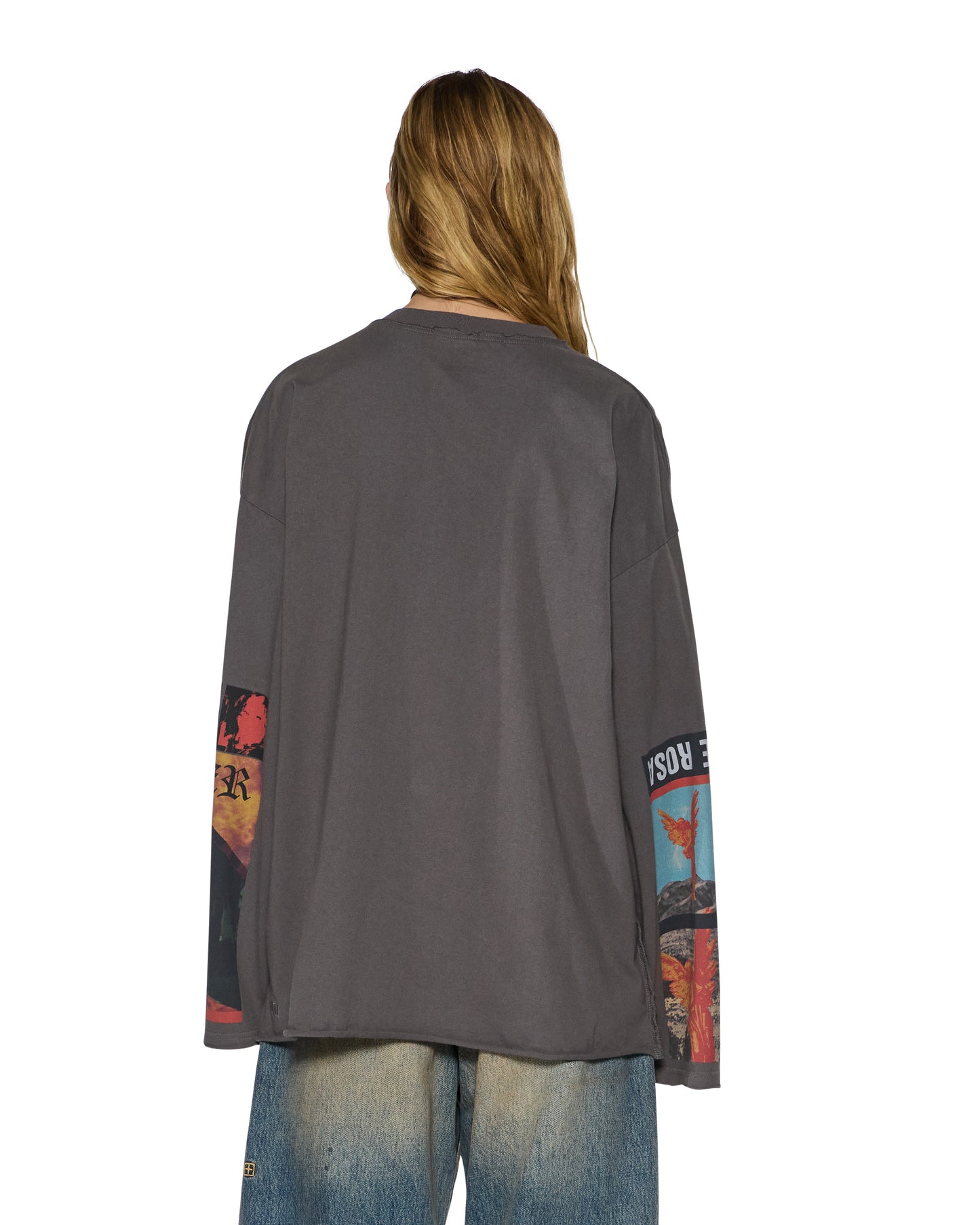 KSUBI // Alter LS Boyfriend Tee CHARCOAL