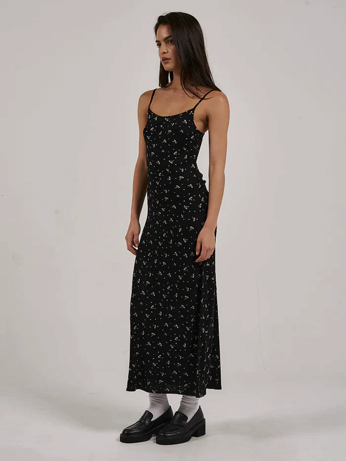 THRILLS // Nightshade Bias Dress BLACK