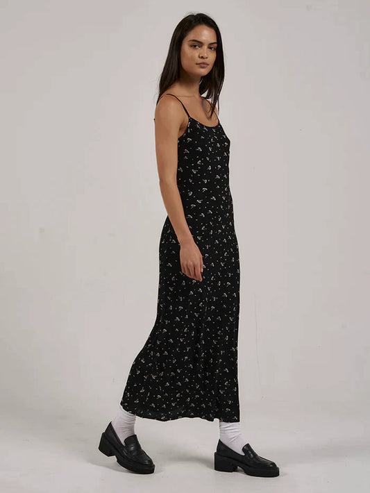 THRILLS // Nightshade Bias Dress BLACK