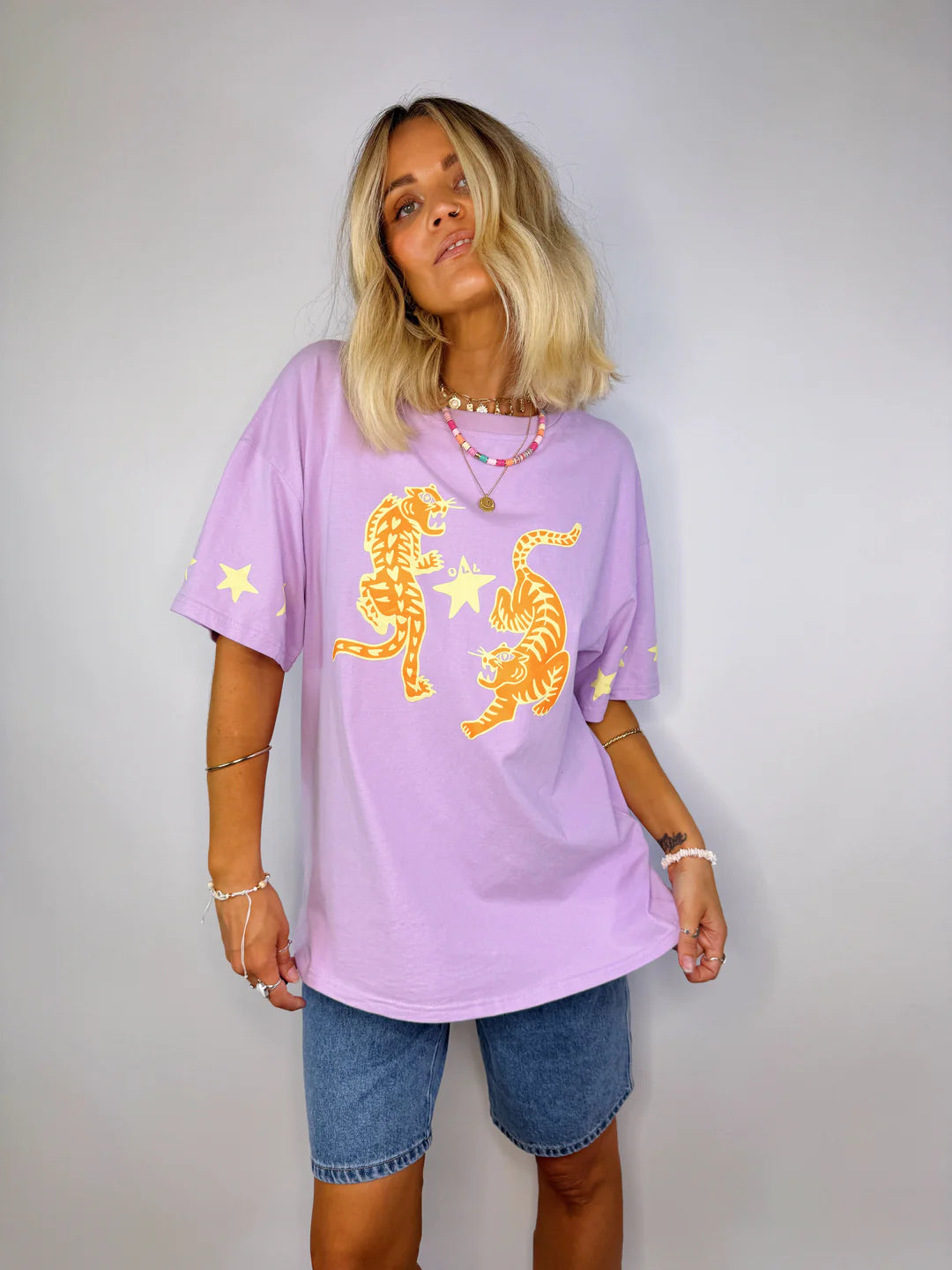 ONLY LOVERS LEFT // Tiger Tee LILAC