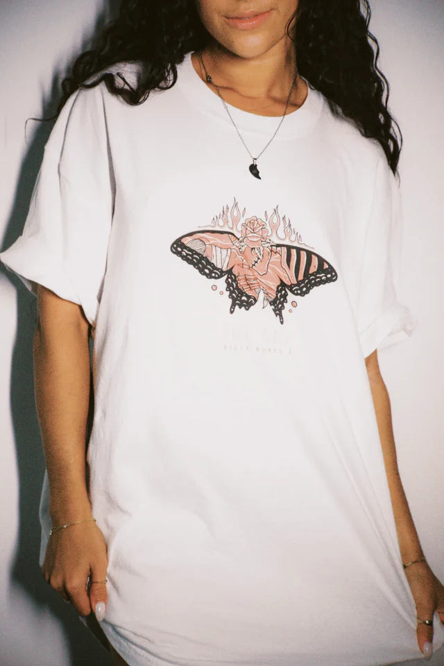 BILLY BONES // Till Death 2.0 Tee VINTAGE WHITE