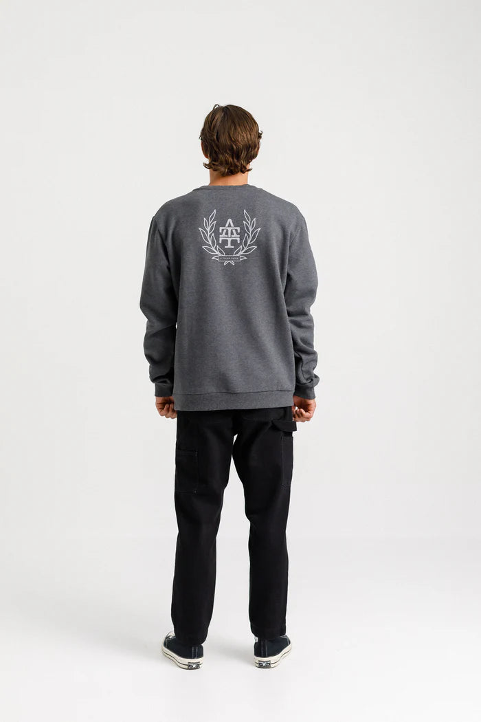 THING THING // Title Crew Collegiate Print COAL MARL