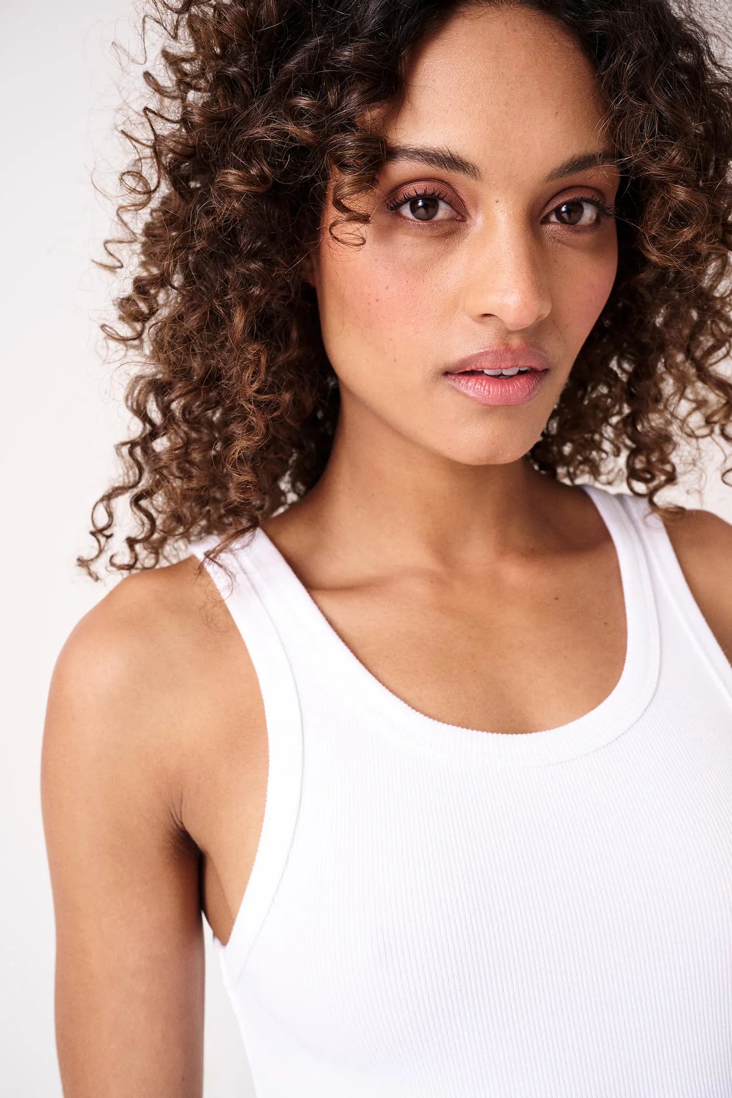 ROLLAS // Heavy Rib Toni Tank VINTAGE WHITE