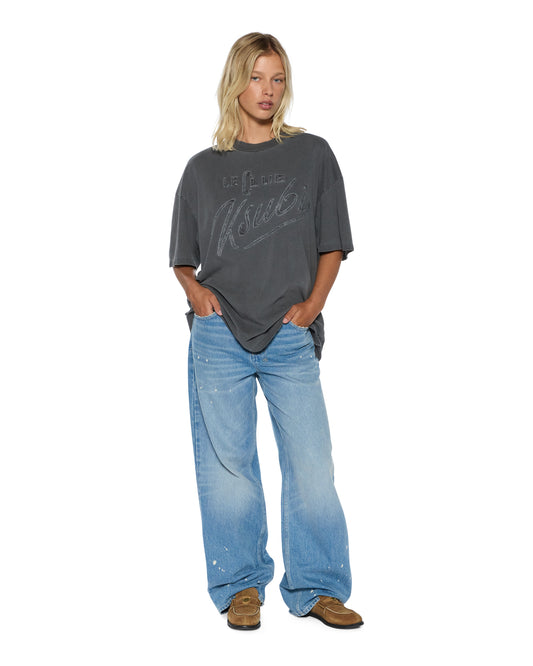 KSUBI // Le Club Boyfriend SS Tee CHARCOAL