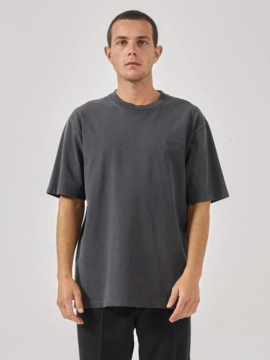THRILLS // Two Minds Oversize Tee DARK CHARCOAL