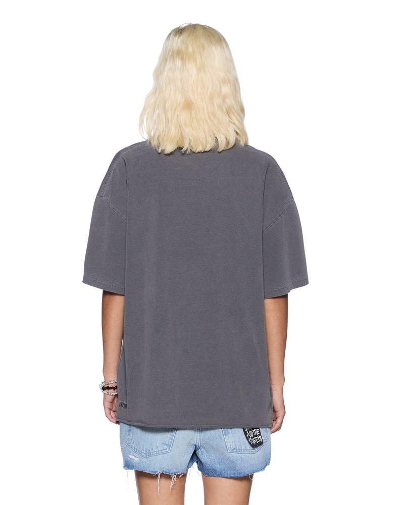 Sott Stamp Boyfriend Tee CHARCOAL