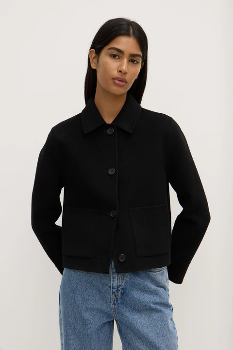 ASSEMBLY LABEL // Tasmin Wool Jacket BLACK