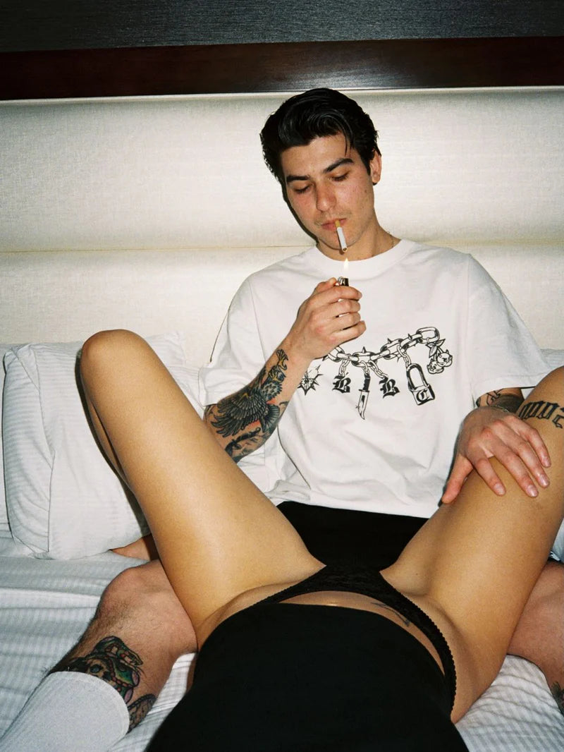 BILLY BONES // The Charm Tee VINTAGE WHITE