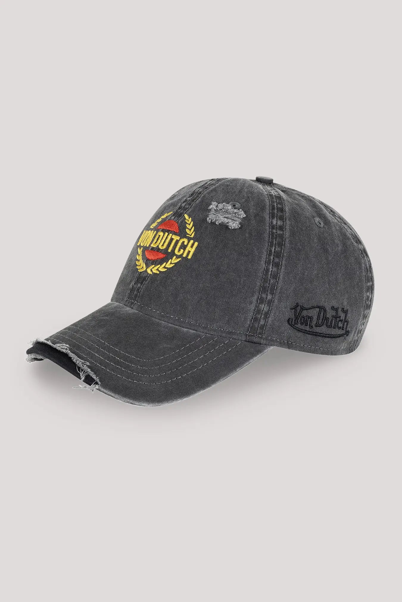 The Rival Dad Cap WASHED BLACK