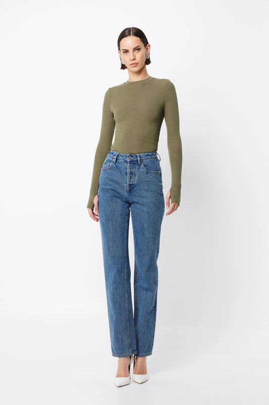 MOSSMAN // Brooklyn Top KHAKI