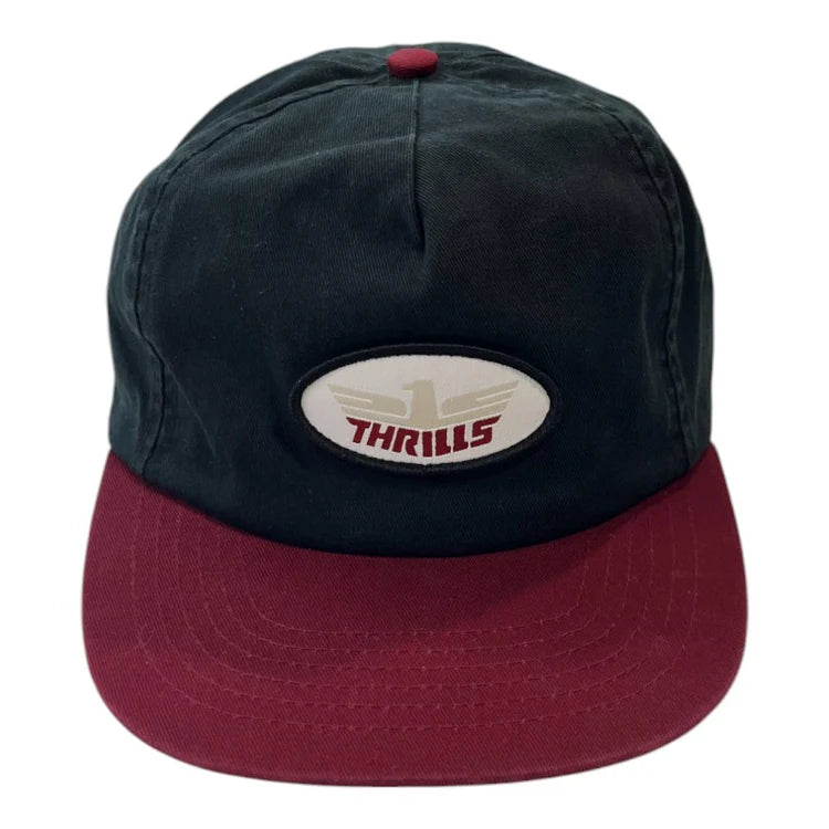 THRILLS // Solace of Nature 5 Panel Cap BLACK