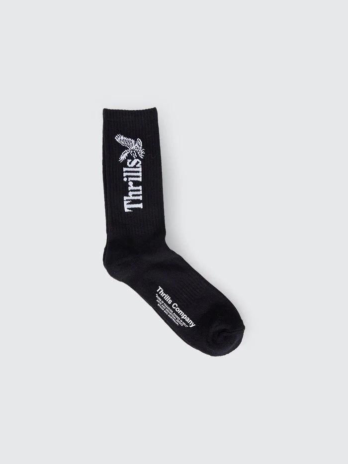 Thrills Workwear 5 Pack Sock DESERT BLACK SILVER