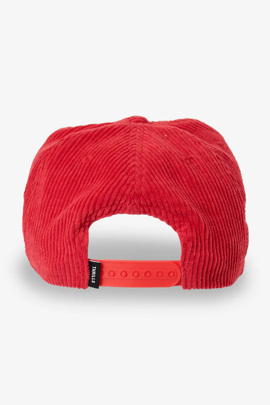 THRILLS // Never Stop 5 Panel Cap RACING RED