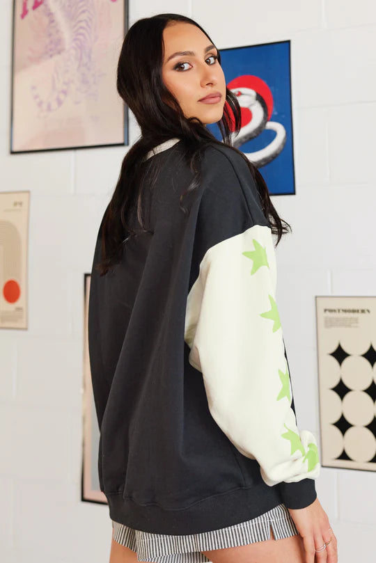 ONLY LOVERS LEFT // Tiger Jumper CHARCOAL