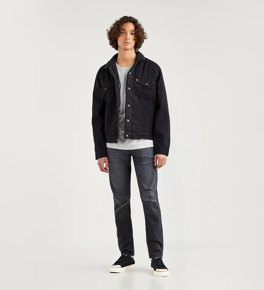 LEVIS // Type III Sherpa Trucker BERK BLACK